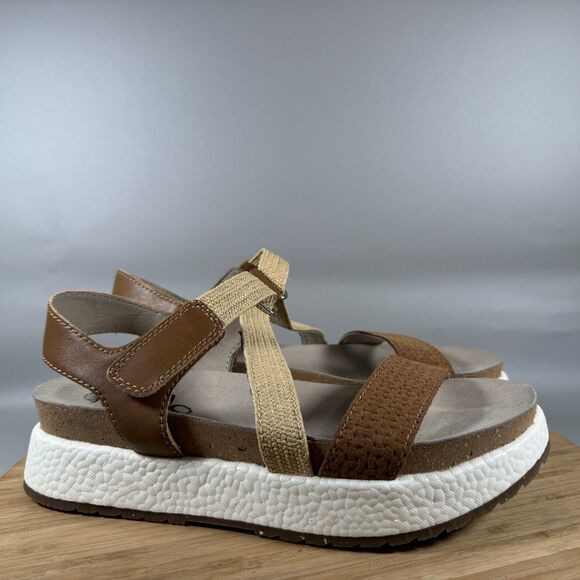 OTBT Women's Sierra Platform Sandal Brown Size 8.5 NEW - Picture 1 of 7